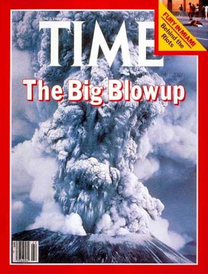 Time - Mount St. Helens - June 2, 1980 - Volcanoes - Environment