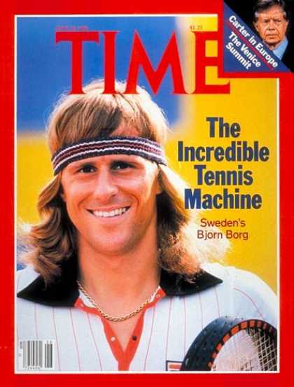 Time - Bjorn Borg - June 30, 1980 - Tennis - Sweden - Sports