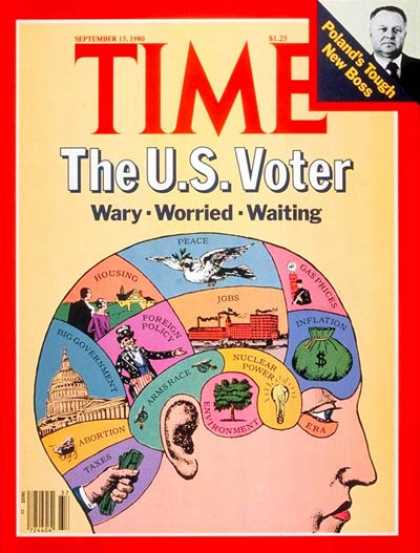 Time - The U.S. Voter - Sep. 15, 1980 - Presidential Elections - Society - Politics