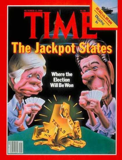 Time - Jackpot States - Oct. 13, 1980 - Politics