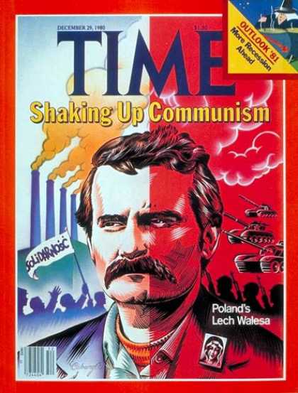 Time - Lech Walesa - Dec. 29, 1980 - Poland - Communism - Revolutionaries