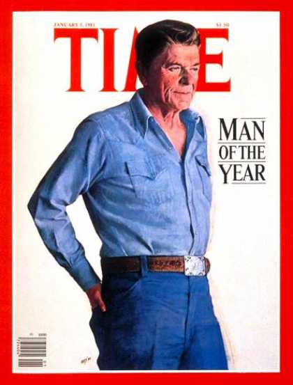 Time - Ronald Reagan, Man of the Year - Jan. 5, 1981 - Ronald Reagan - Person of the Ye