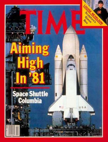 Time - Space Shuttle Columbia - Jan. 12, 1981 - NASA - Spacecraft - Space Exploration