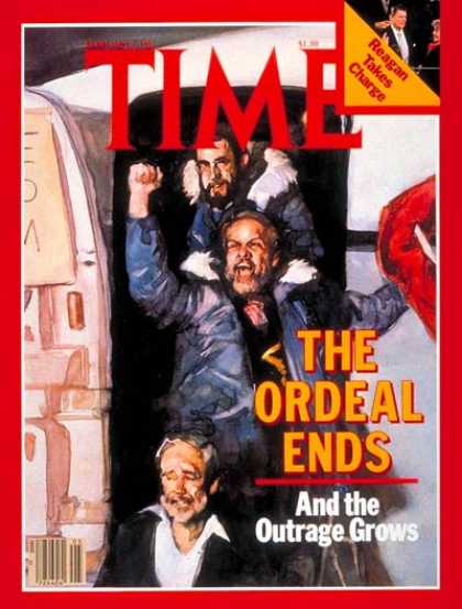 Time - Hostages Return - Feb. 2, 1981 - Iran - Terrorism - Hostages - Middle East