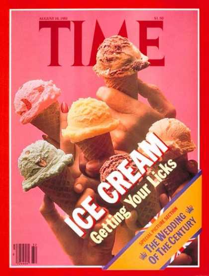 Time - Ice Cream - Aug. 10, 1981 - Food - Diets