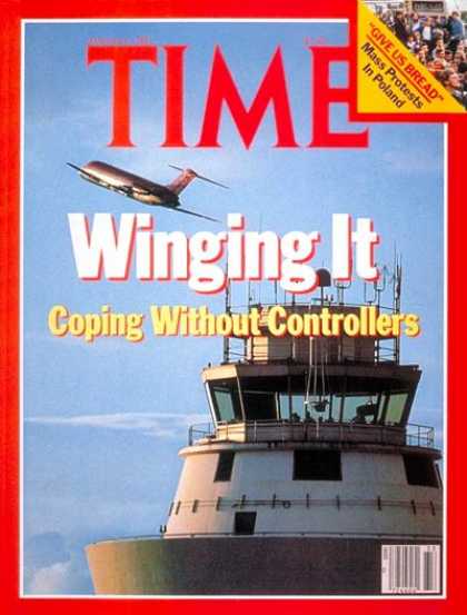 Time - Controller's Strike - Aug. 17, 1981 - Transportation - Aviation - Air Safety - A