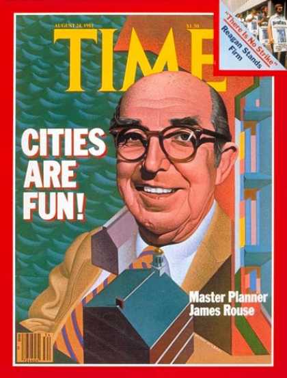Time - James Rouse - Aug. 24, 1981 - Urban Planning - Society