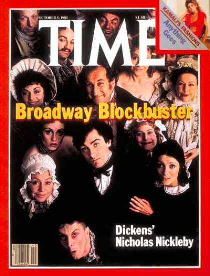 Time - Nicholas Nickelby - Oct. 5, 1981 - Theater