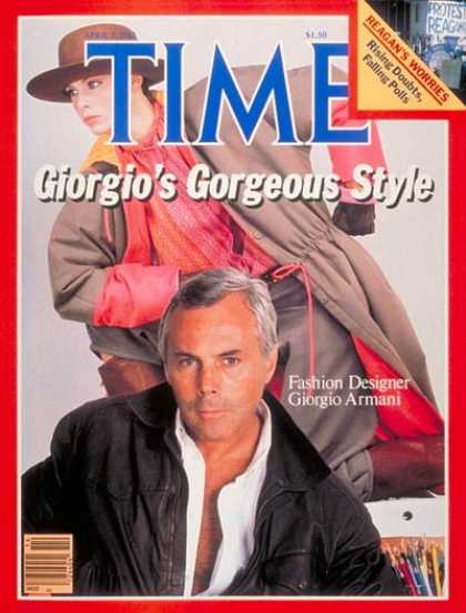 Time - Giorgio Armani - Apr. 5, 1982 - Fashion - Society - Style