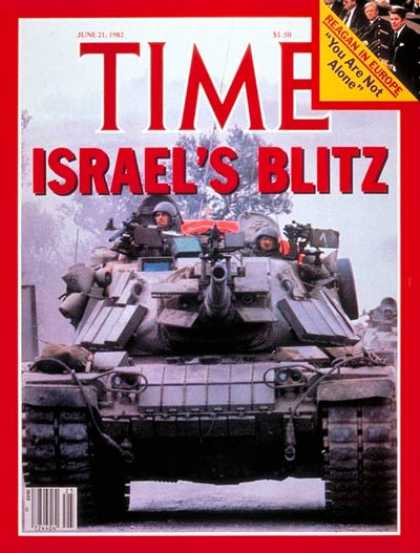 Time - Israel's Blitz - June 21, 1982 - Israel - Middle East