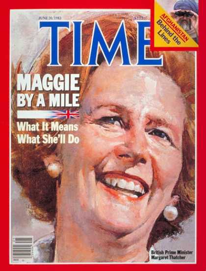 Time - Margaret Thatcher - June 20, 1983 - Great Britain - Palestine - Women