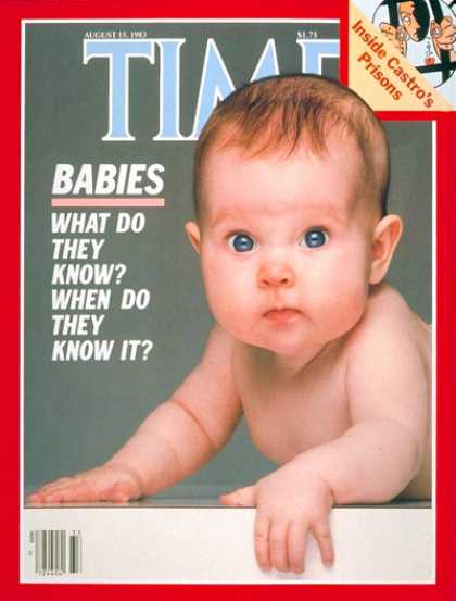 Time - What Do Babies Know? - Aug. 15, 1983 - Children - Health & Medicine