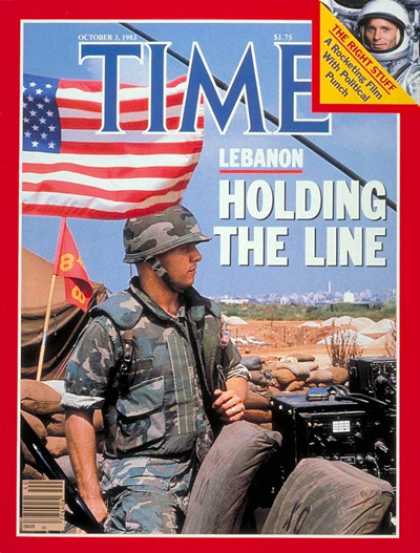 Time - Marines in Lebanon - Oct. 3, 1983 - Lebanon - Marines - Middle East