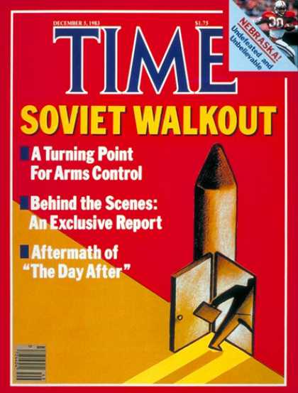 Time - Arms Control - Dec. 5, 1983 - Nuclear Weapons - Russia - Cold War - Weapons