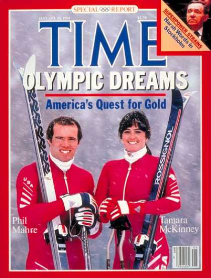 Time - Mahre and McKinney - Jan. 30, 1984 - Skating - Olympics - Sports