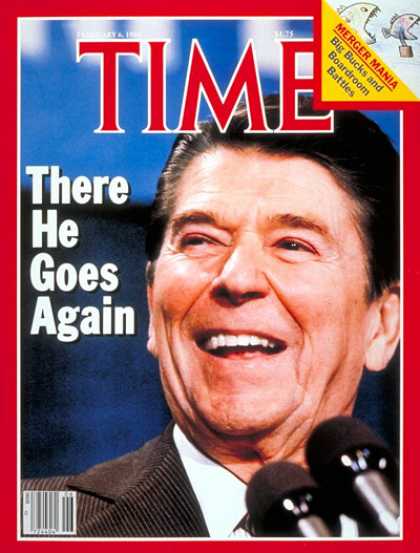 Time - Reagan Seeks Re-Election - Feb. 6, 1984 - U.S. Presidents - Politics
