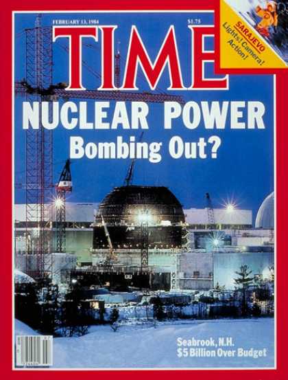 Time - Seabrook Nuclear Plant - Feb. 13, 1984 - Nuclear Power - Society - Environment