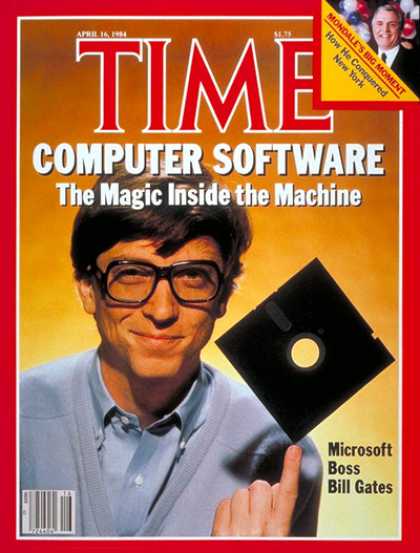Time - Microsoft's Bill Gates - Apr. 16, 1984 - Bill Gates - Microsoft - Computers - Sc