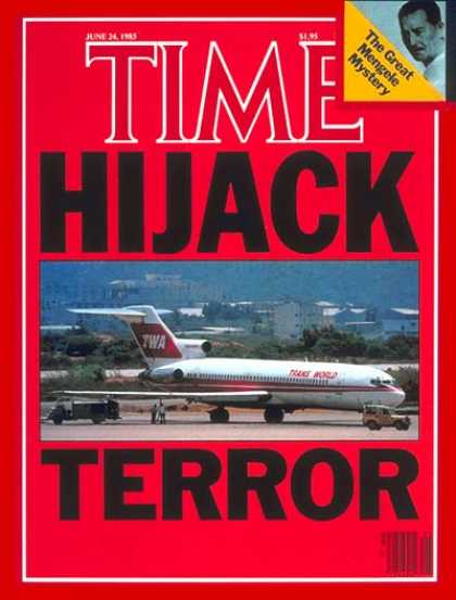 Time - Hijacked: TWA Flight 847 - June 24, 1985 - Airlines - Hostages - Aviation - Terr