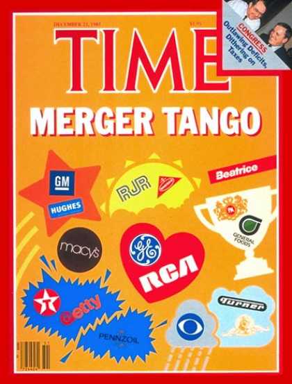 Time - Corporate Mergers - Dec. 23, 1985 - Business