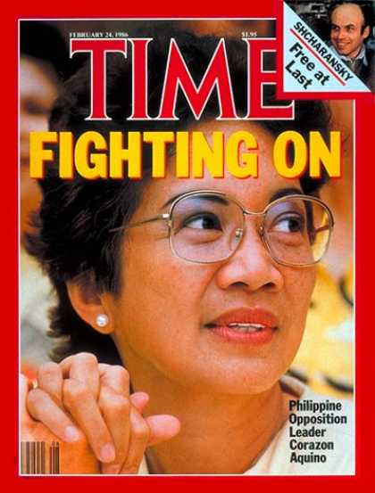Time - Corazon Aquino - Feb. 24, 1986 - Philippines
