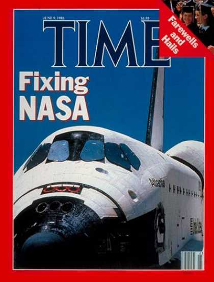 Time - Fixing NASA - June 9, 1986 - NASA - Spacecraft - Aviation - Space Exploration