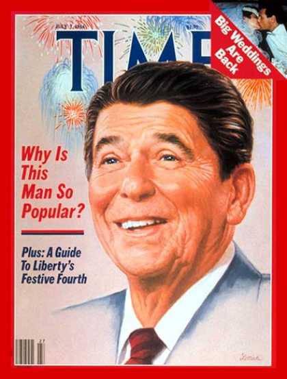Time - Ronald Reagan - July 7, 1986 - U.S. Presidents - Politics