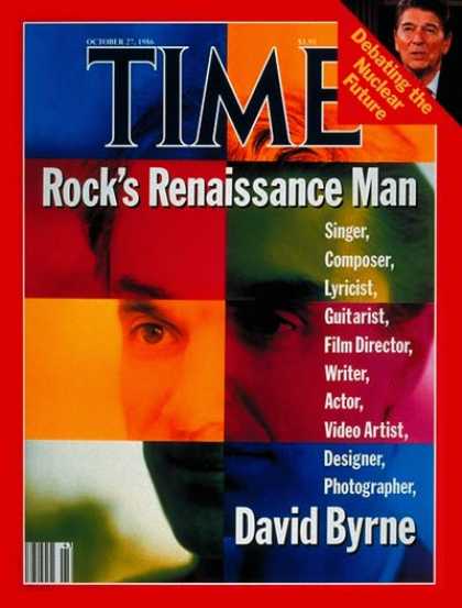Time - David Byrne - Oct. 27, 1986 - Rock - Music