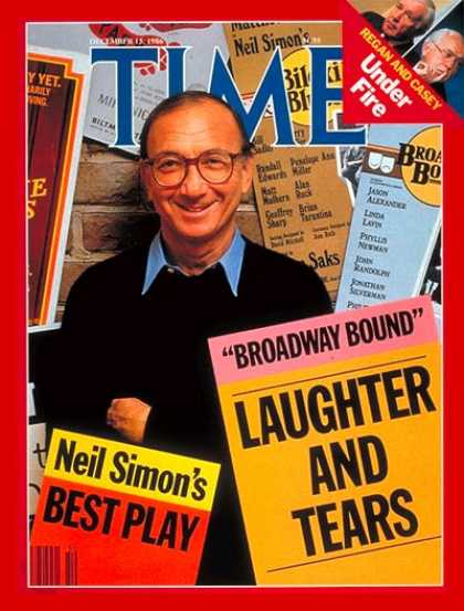 Time - Neil Simon - Dec. 15, 1986 - Theater