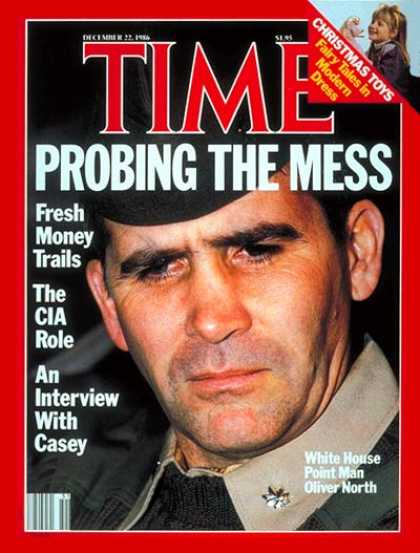 Time - Liet. Col. Oliver North - Dec. 22, 1986 - Oliver North - Iran-Contra - Middle Ea