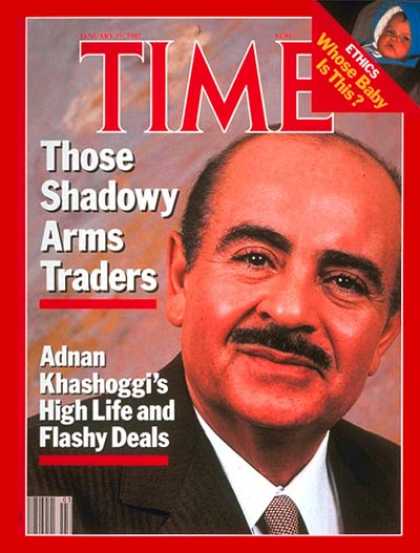 Time - Adnan Khashoggi - Jan. 19, 1987 - Saudi Arabia - Middle East