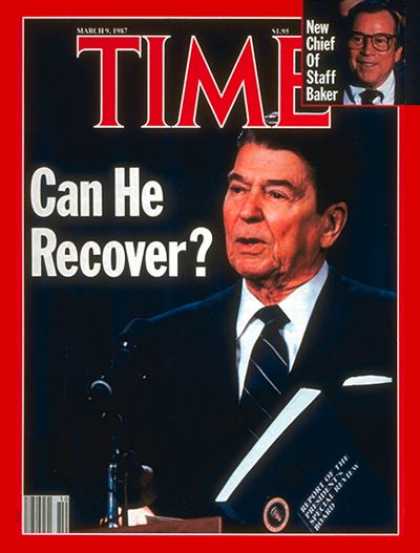 Time - Ronald Reagan - Mar. 9, 1987 - U.S. Presidents - Iran-Contra - Politics