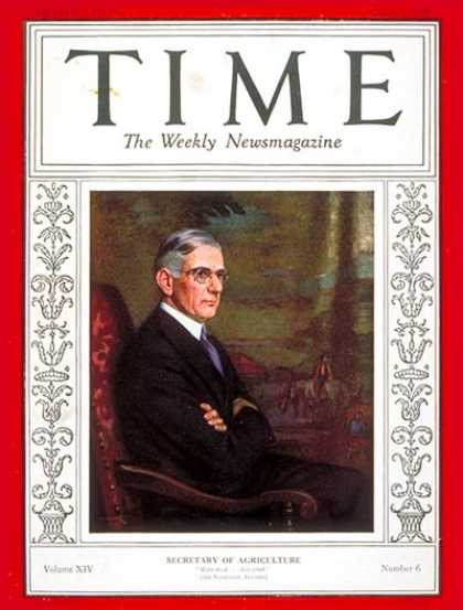 Time - Arthur M. Hyde - Aug. 5, 1929 - Missouri - Politics