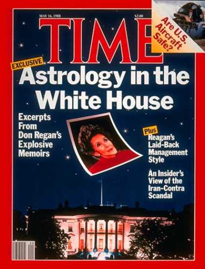 Time - Nancy Reagan and Astrology - May 16, 1988 - Nancy Reagan - First Ladies - Astrol