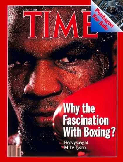 Time - Mike Tyson - June 27, 1988 - Boxing - Sports