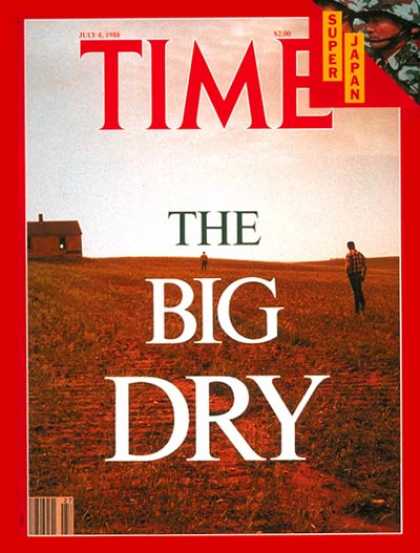 Time - Drought - July 4, 1988 - Weather - Global Warming - Environment