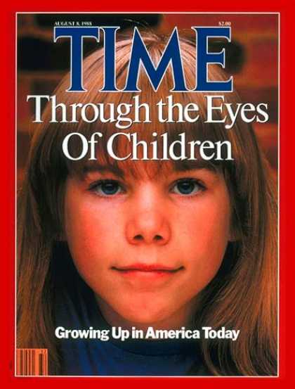 Time - Growing Up in America - Aug. 8, 1988 - Children - Society