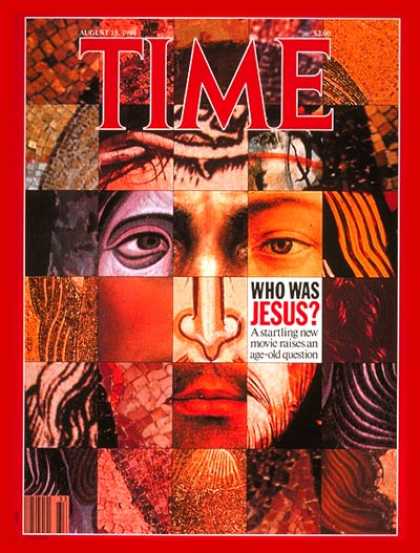 Time - Mosaic of Christ - Aug. 15, 1988 - Jesus - Religion - Christianity - Most Popula