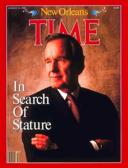 Time - George Bush - Aug. 22, 1988 - George H.W. Bush - Presidential Elections - Republ