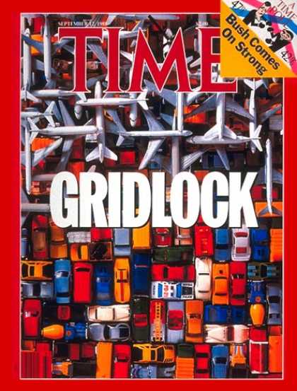 Time - Gridlock - Sep. 12, 1988 - Cars - Aviation - Automotive Industry - Transportatio