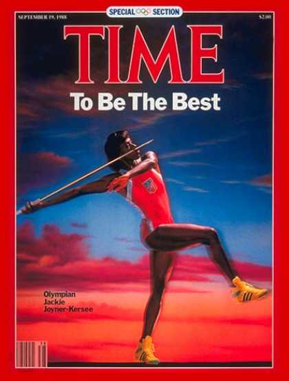 Time - Jackie Joyner-Kersee - Sep. 19, 1988 - Olympics - Track & Field - Sports
