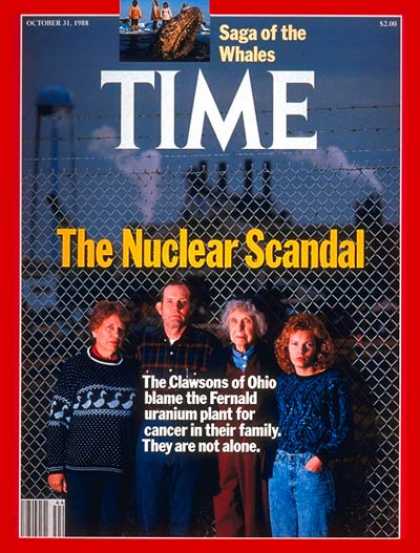 Time - Clawsons of Ohio - Oct. 31, 1988 - Nuclear Power - Energy