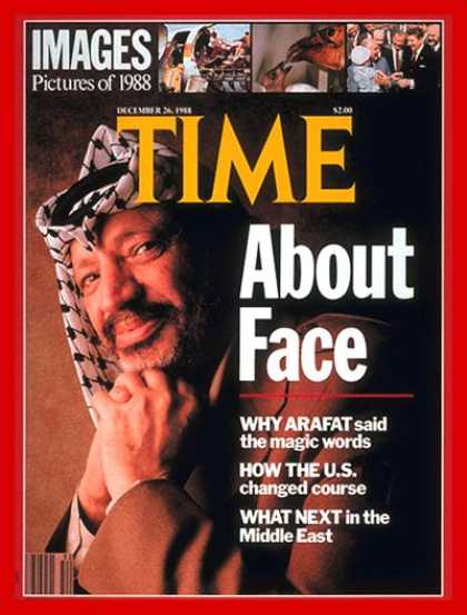 Time - Yasser Arafat - Dec. 26, 1988 - Palestine - Middle East