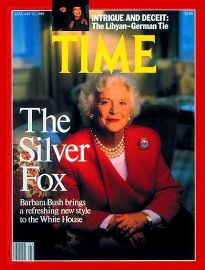 Time - Barbara Bush - Jan. 23, 1989 - First Ladies