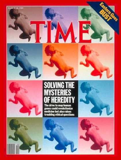 time magazine covers 1989. Time - Mapping Human Genes