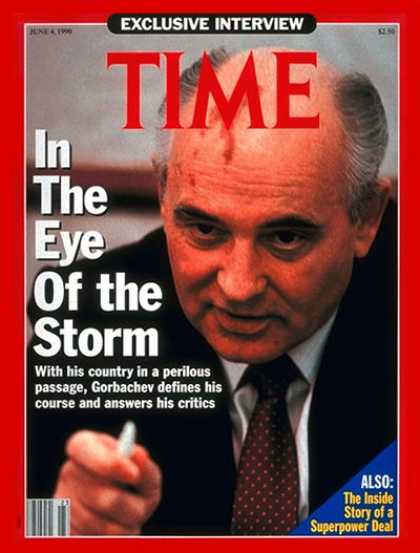 Time - Mikhail Gorbachev - June 4, 1990 - Cold War - Russia