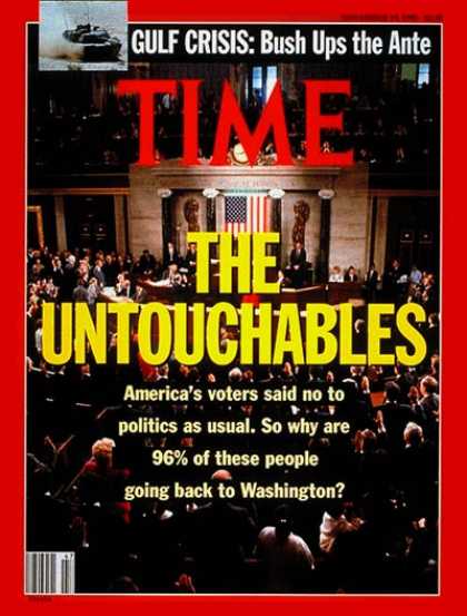 Time - U.S. Congress - Nov. 19, 1990 - Politics