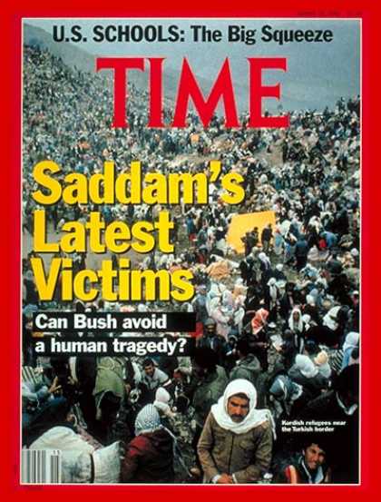 Time - Saddam's Postwar Victims - Apr. 15, 1991 - Saddam Hussein - Gulf War - Iraq - De