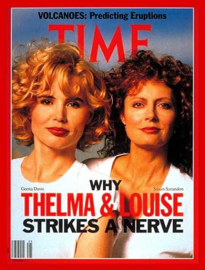Time - Geena Davis & Susan Sarandon - June 24, 1991 - Actresses - Most Popular - Movies