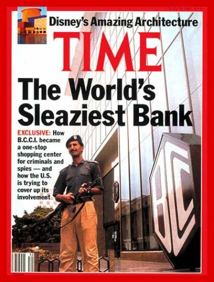 Time - The B.C.C.I. Scandal - July 29, 1991 - Scandals - Banking